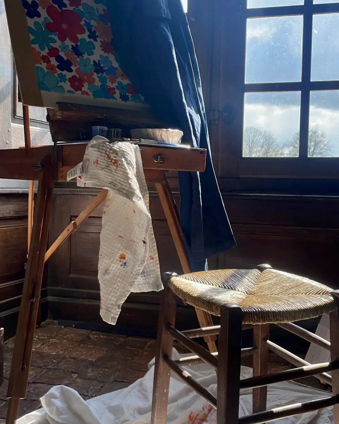 atelier de l'artiste peintre blandine cavalier