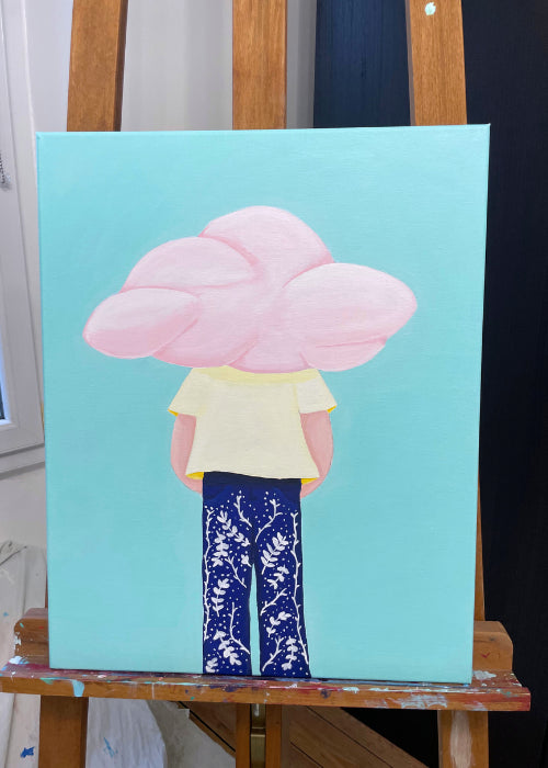 Clouds, 40x50cm, Original