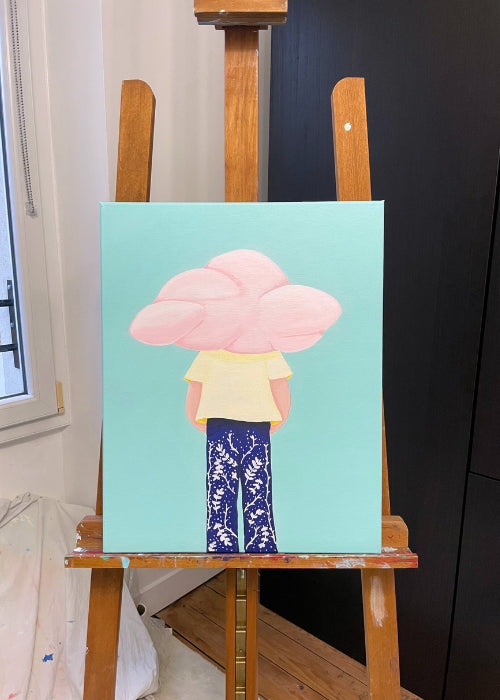 Clouds, 40x50cm, Original