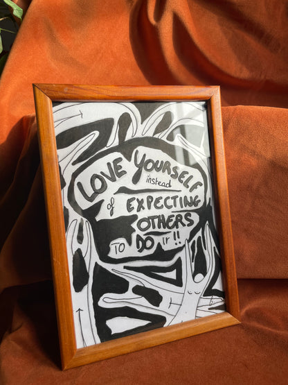 Love Yourself, tirage d'art
