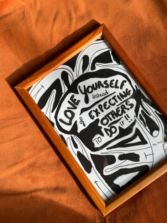 Love Yourself, tirage d'art