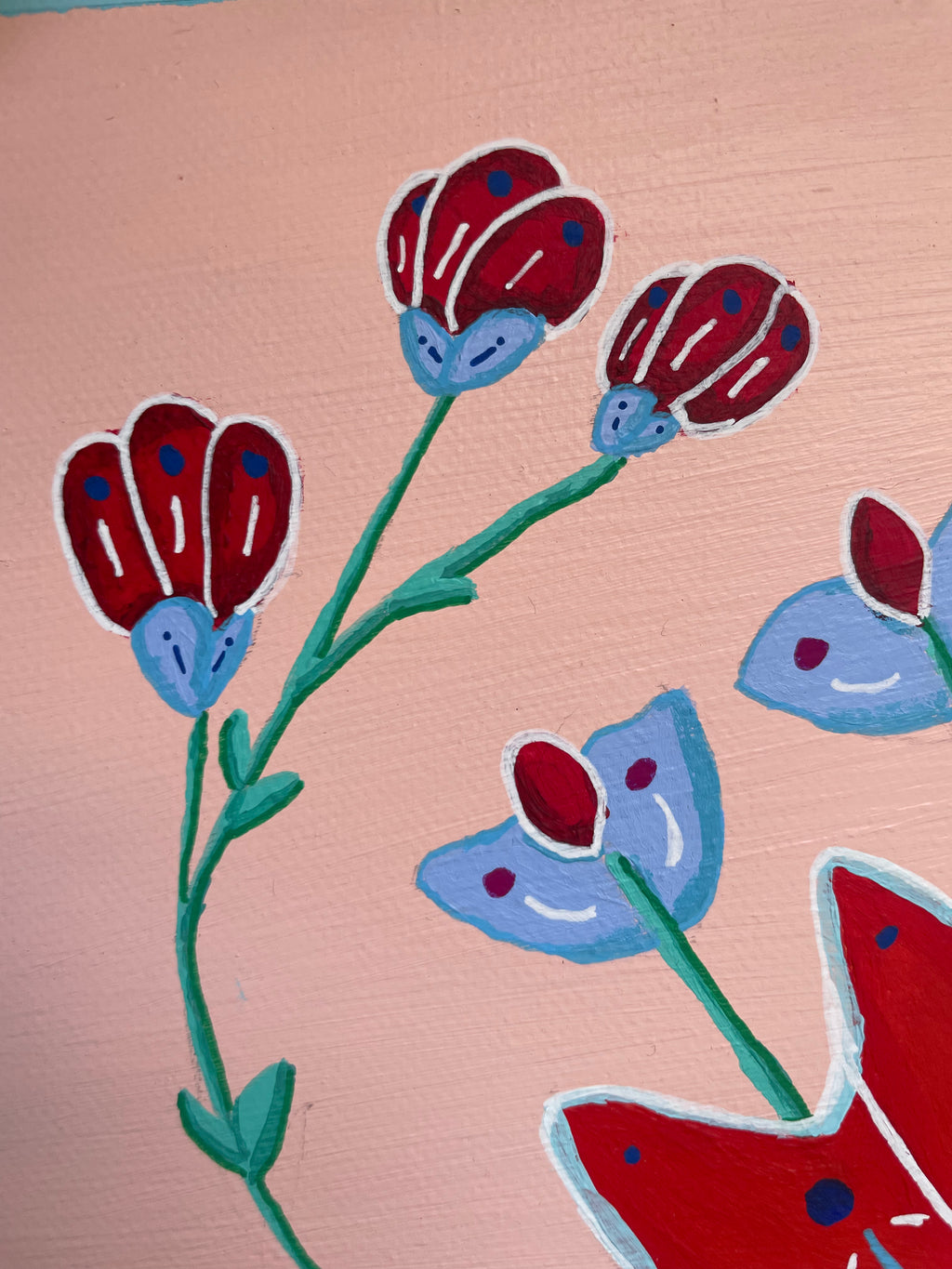 Growing up, 40x40cm, Original