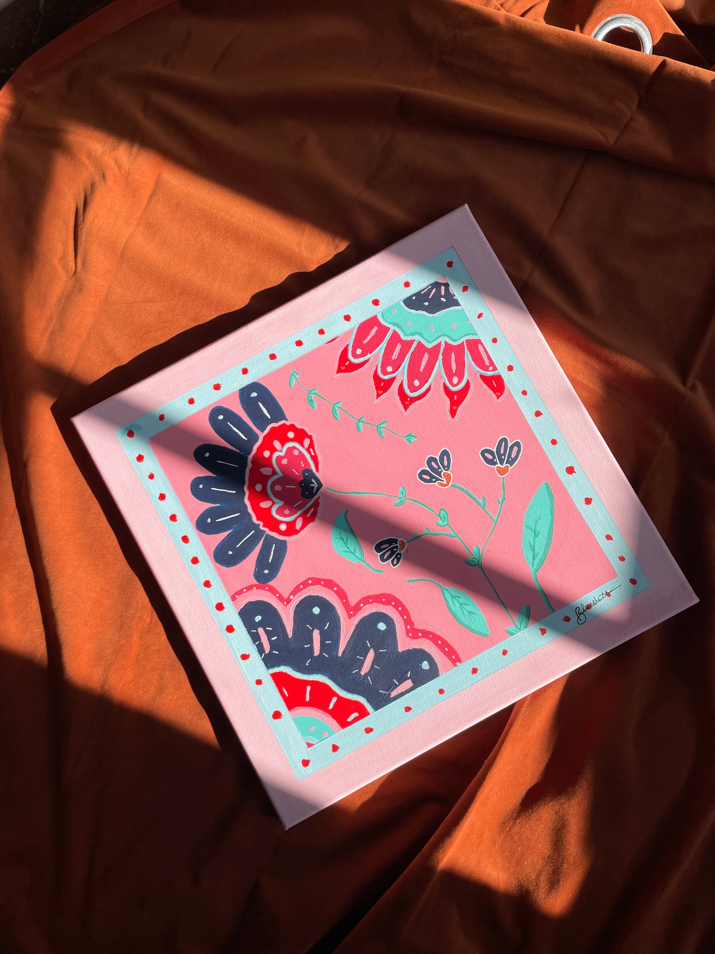 Childhood, 40x40cm, original