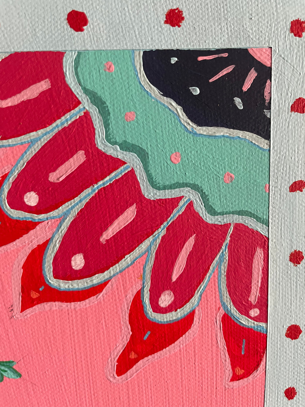 Childhood, 40x40cm, original