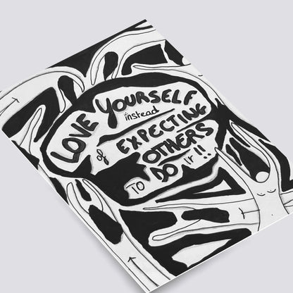 Love Yourself, tirage d'art