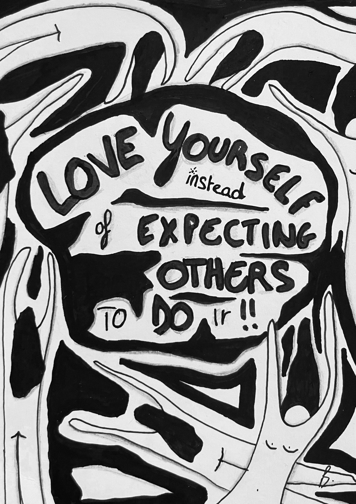 Love Yourself, tirage d'art