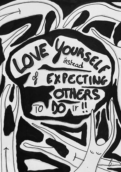 Love Yourself, tirage d'art