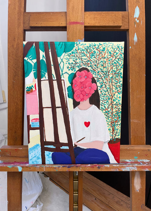 Self Portrait, 27x33cm, Original