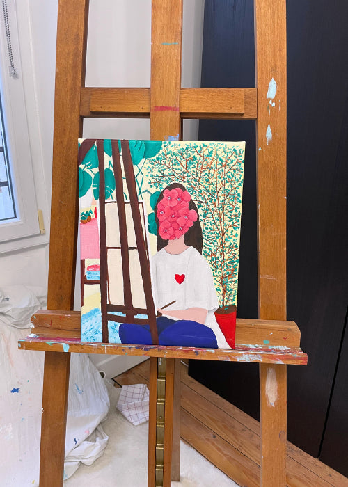 Self Portrait, 27x33cm, Original