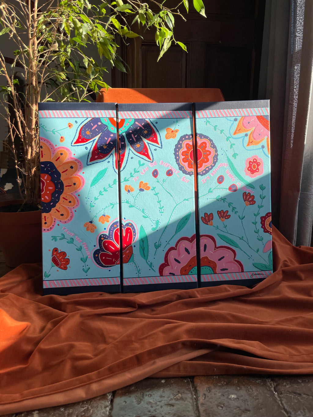 Trust the process, 50x60cm, Original