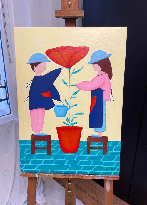 Social Harmony, 50x70cm, Original