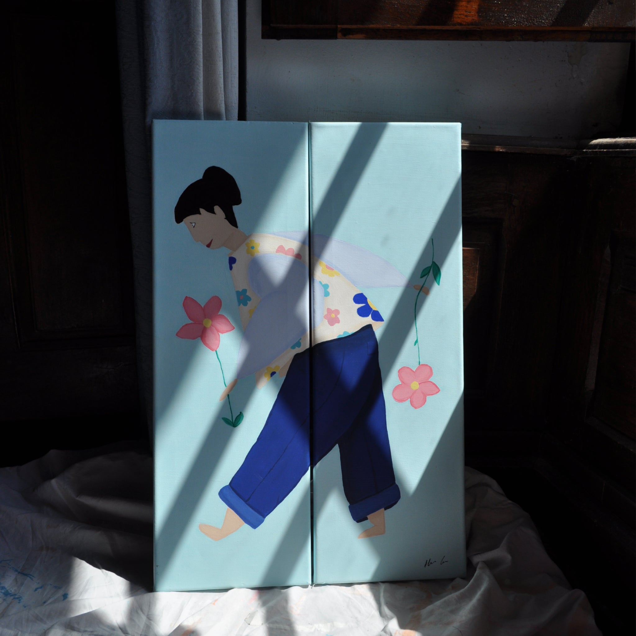 Théoline, 40x60cm, Original