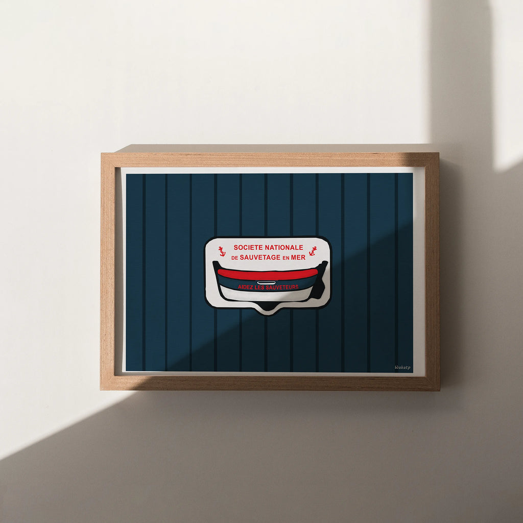 Sauveteur – Illustration digitale