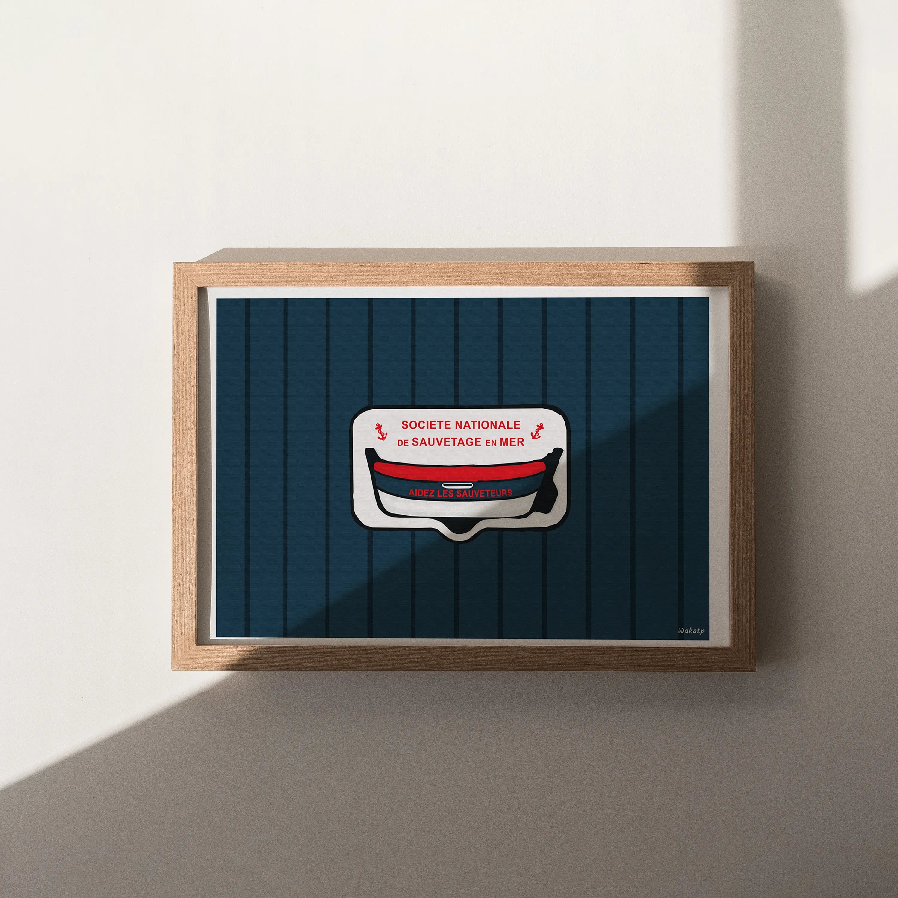 Sauveteur – Illustration digitale