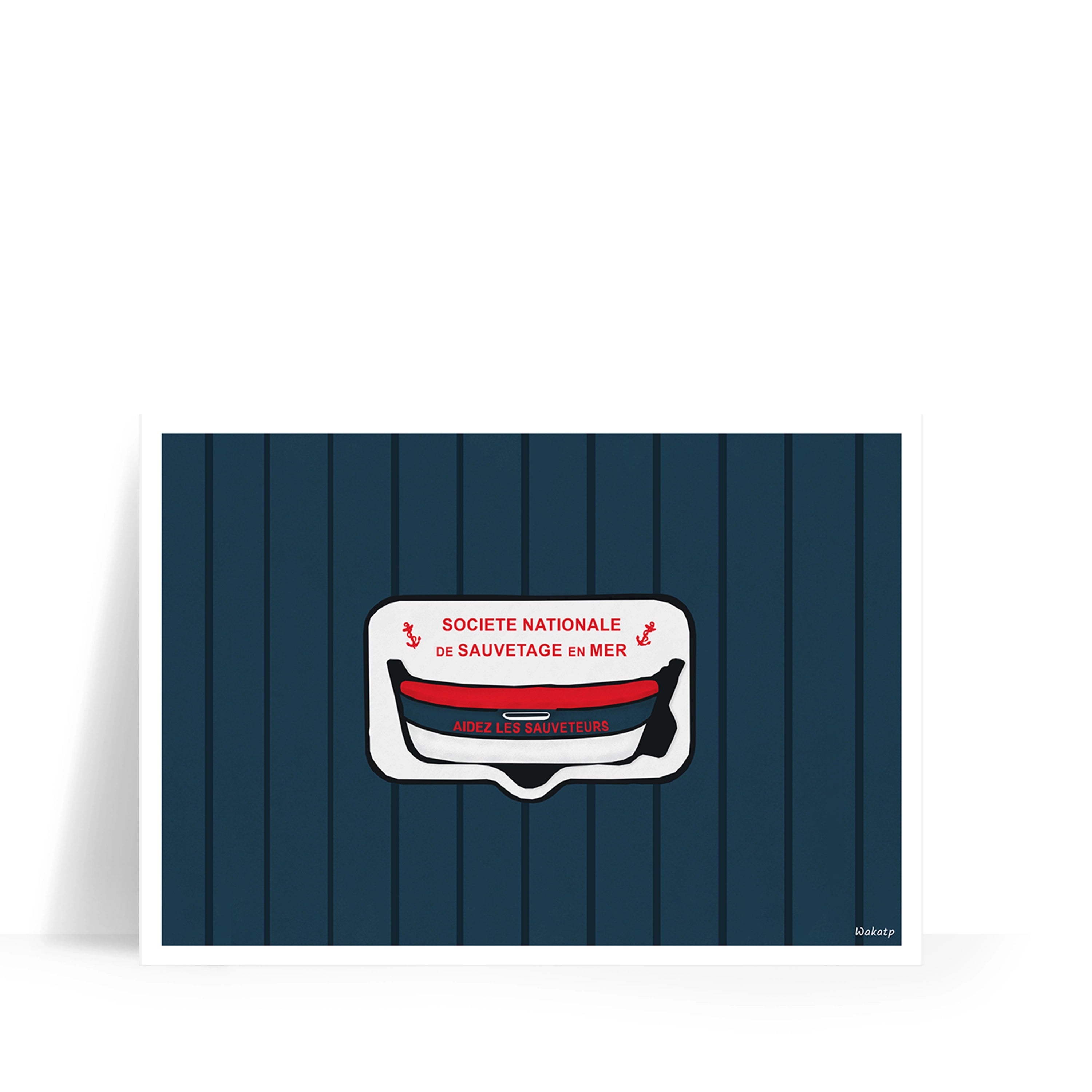 Sauveteur – Illustration digitale