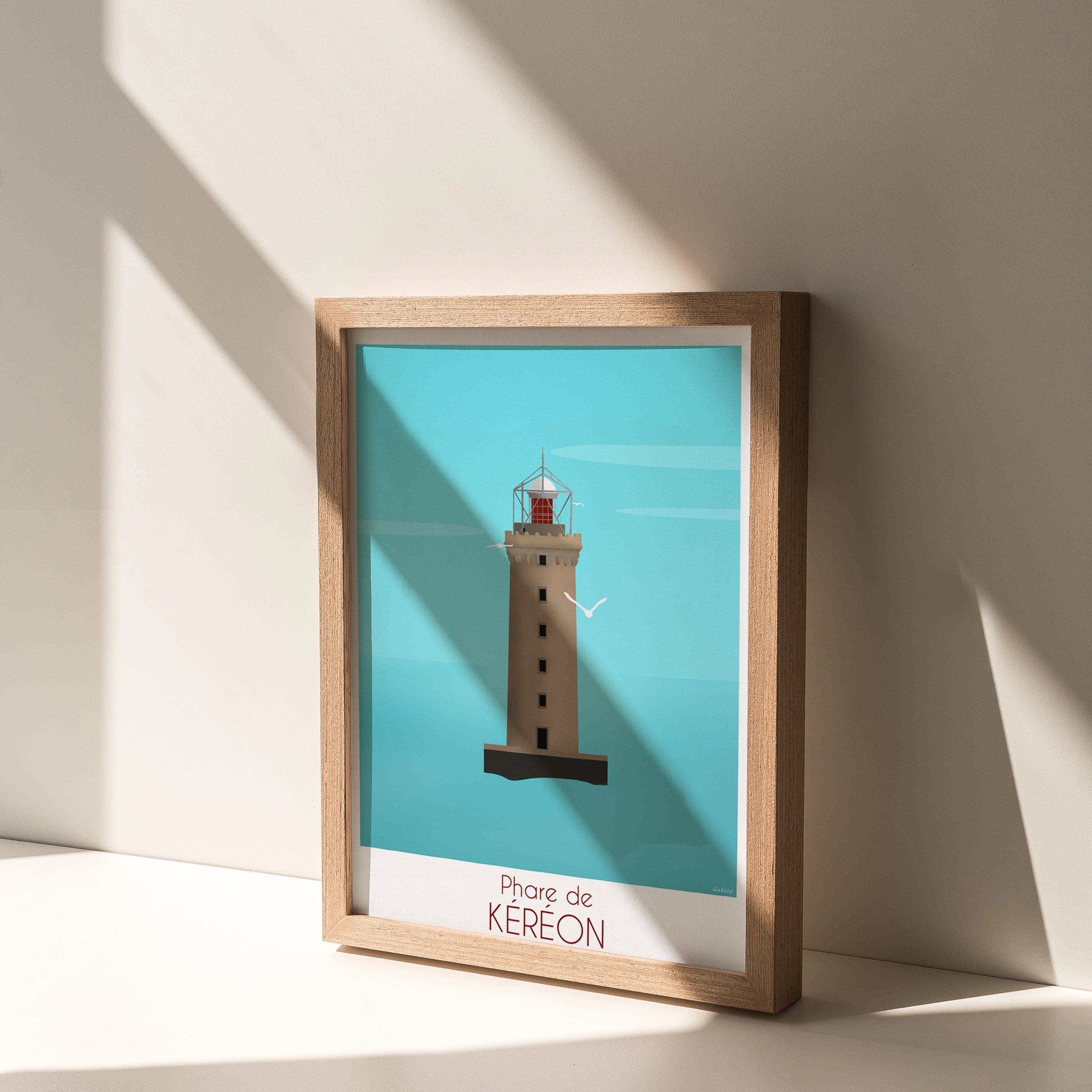 Phare de Kéréon – Illustration digitale