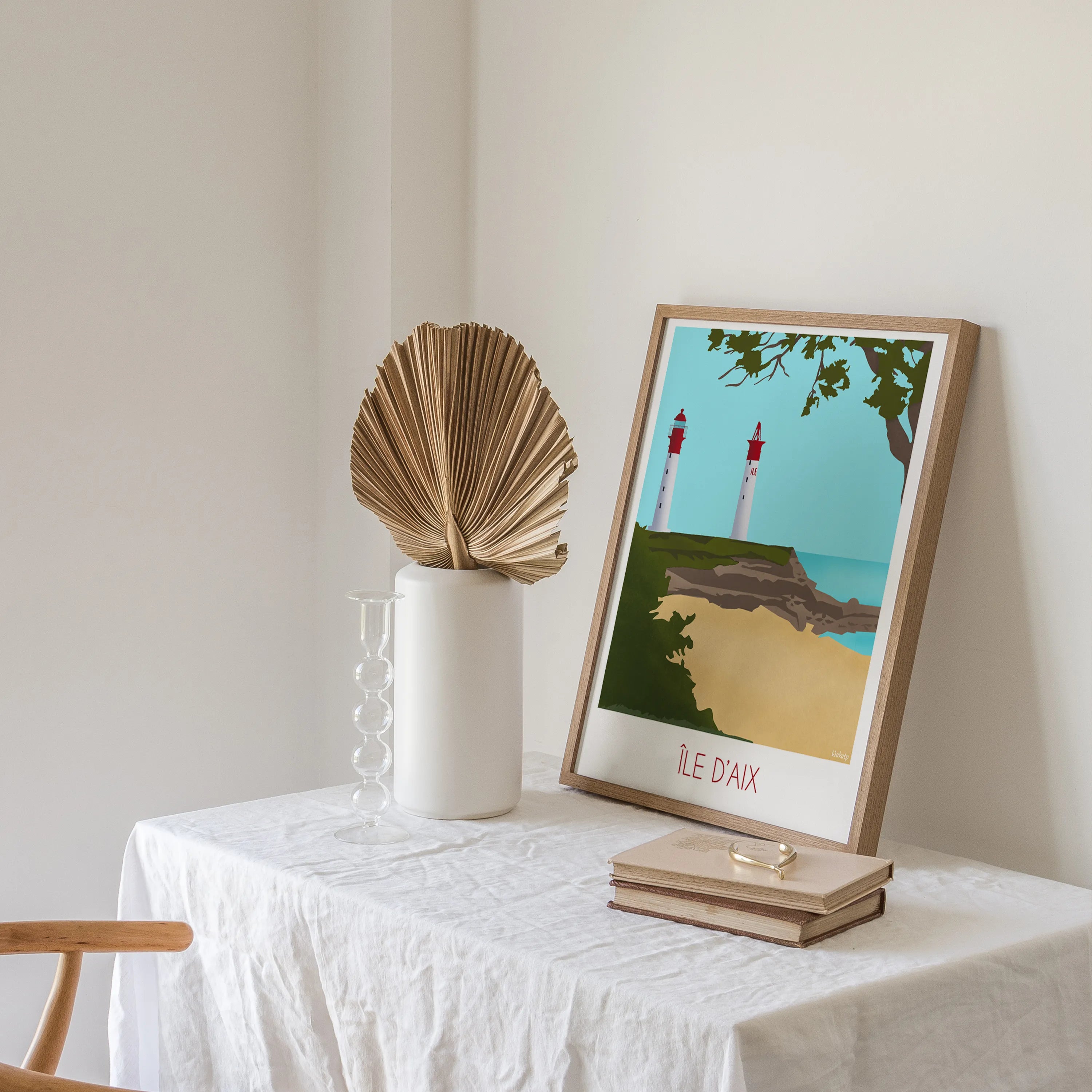 Île d'aix– Illustration digitale