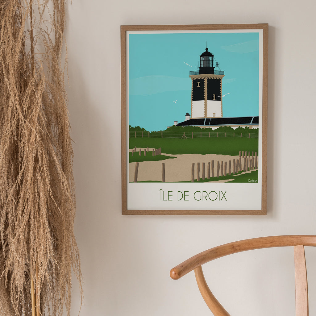 Île de Groix – Illustration digitale