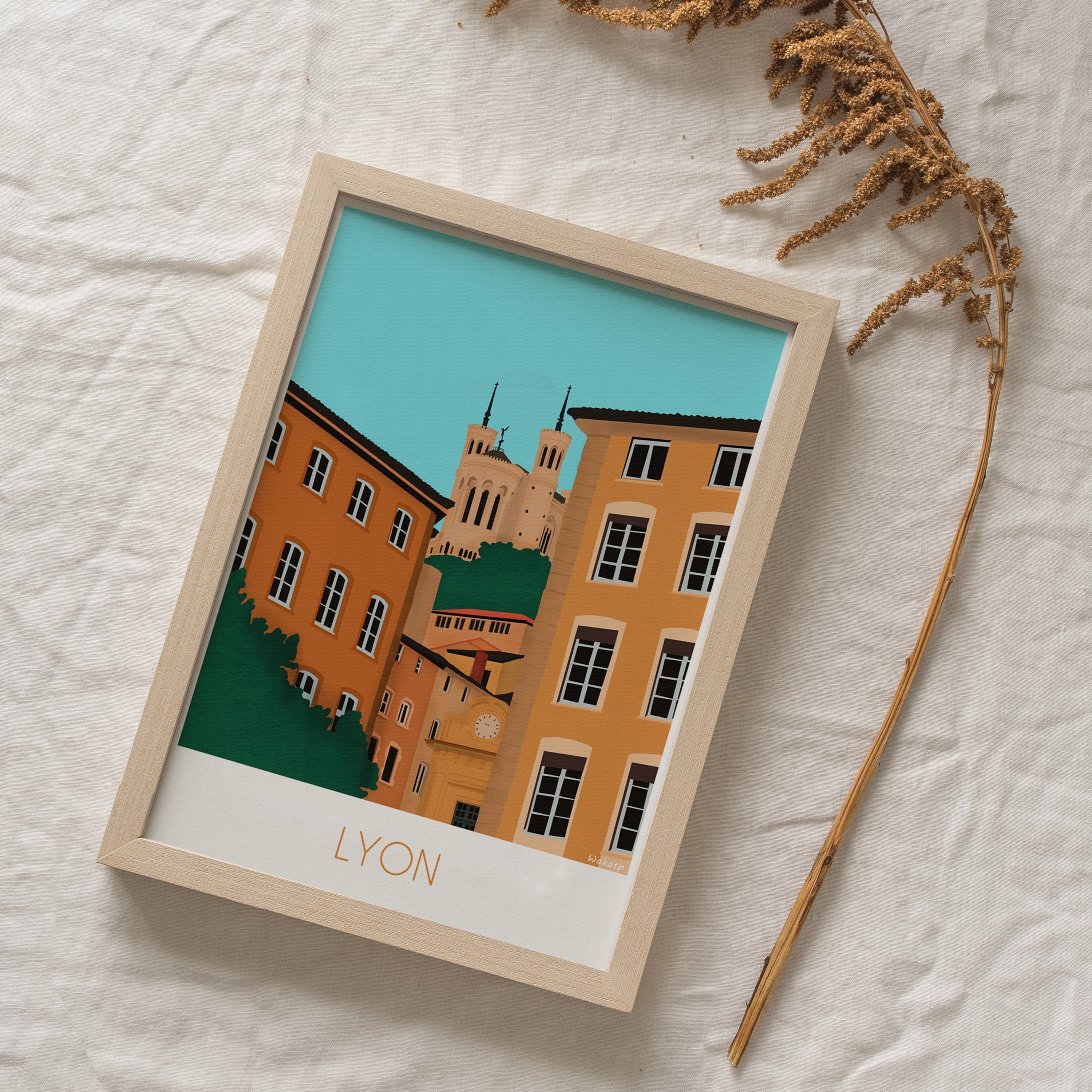 Lyon – Illustration digitale