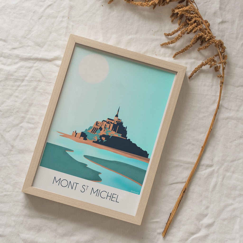 Mont-Saint-Michel – Illustration digitale