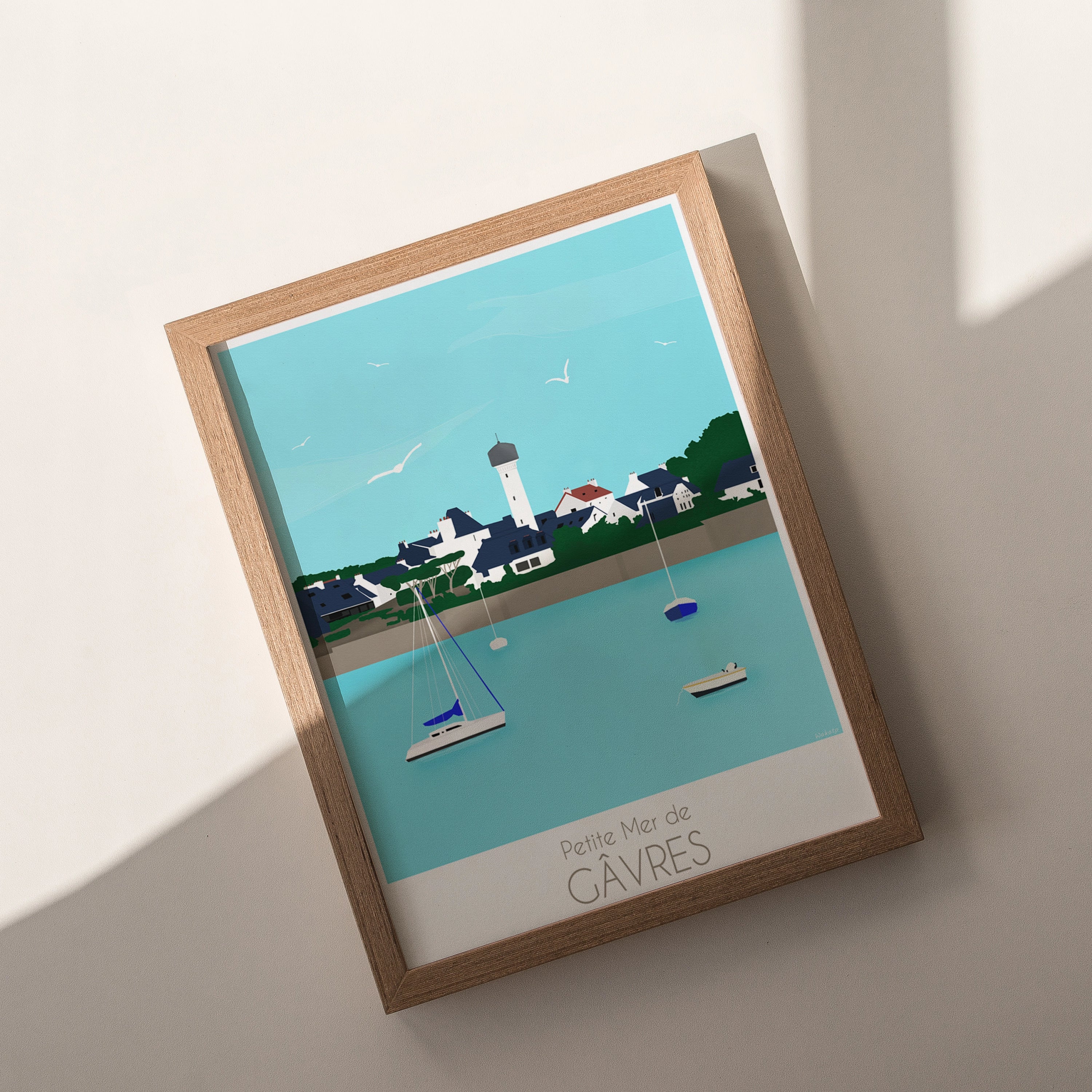 Petite Mer de Gâvres – Illustration digitale