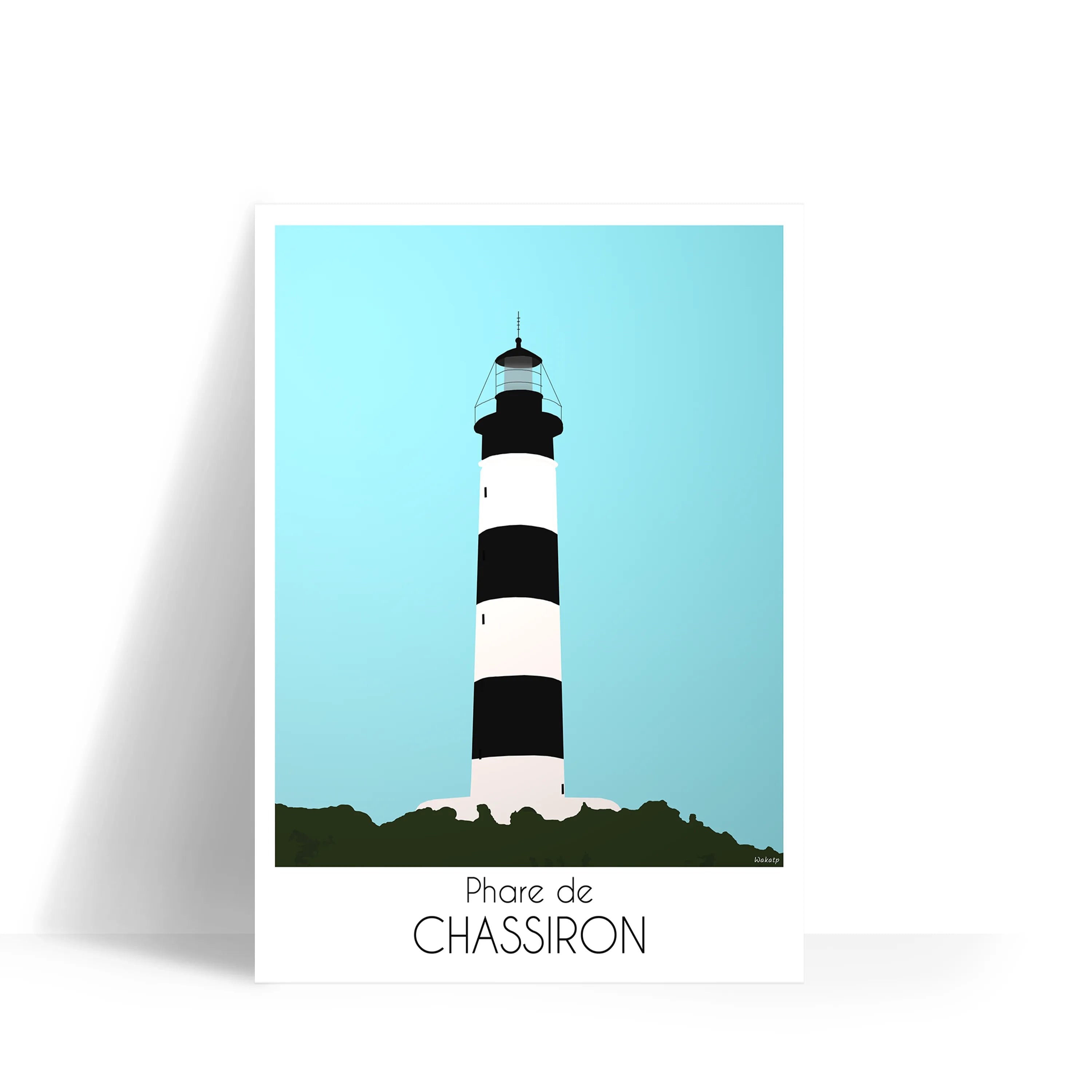 Phare de Chassiron – Illustration digitale