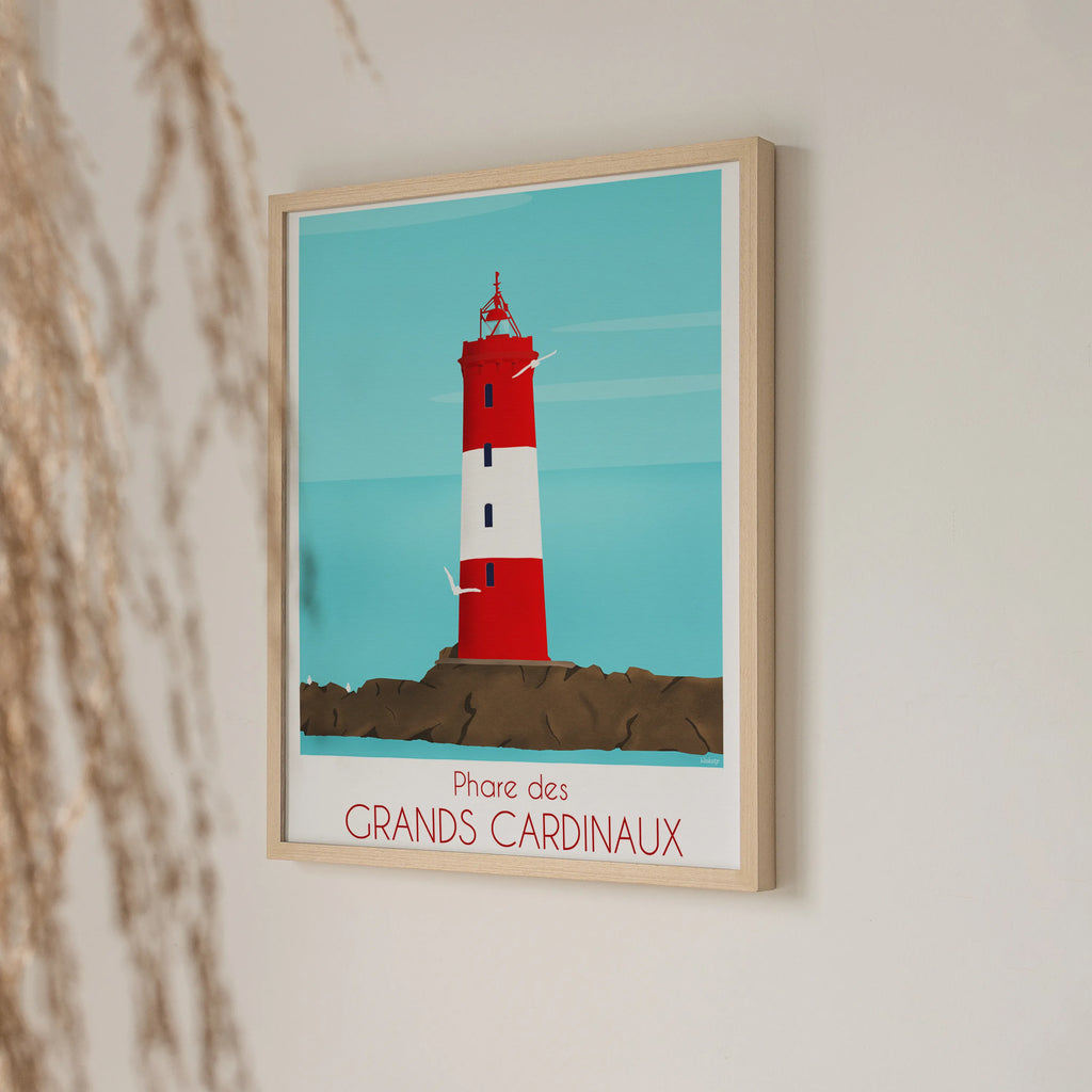 Phare les Grands Cardinaux – Illustration digitale