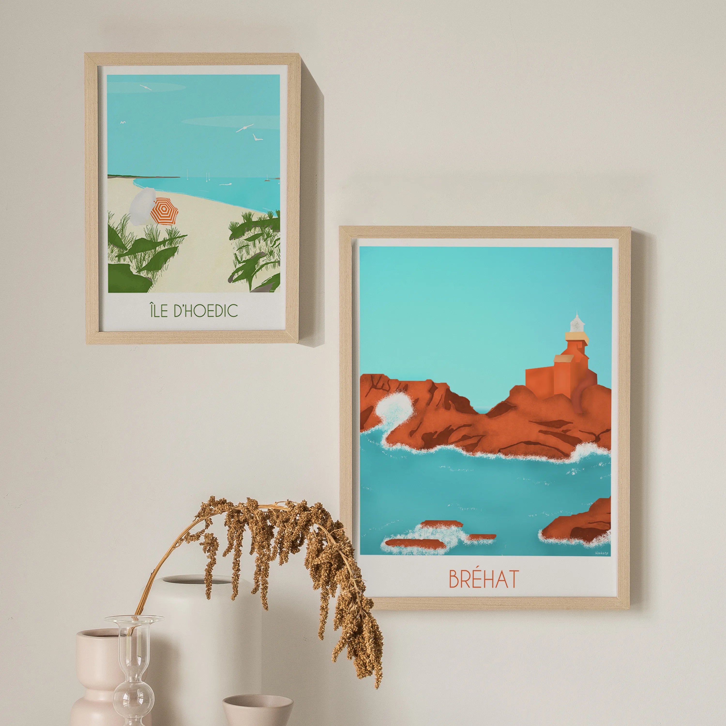 Bréhat – Illustration digitale