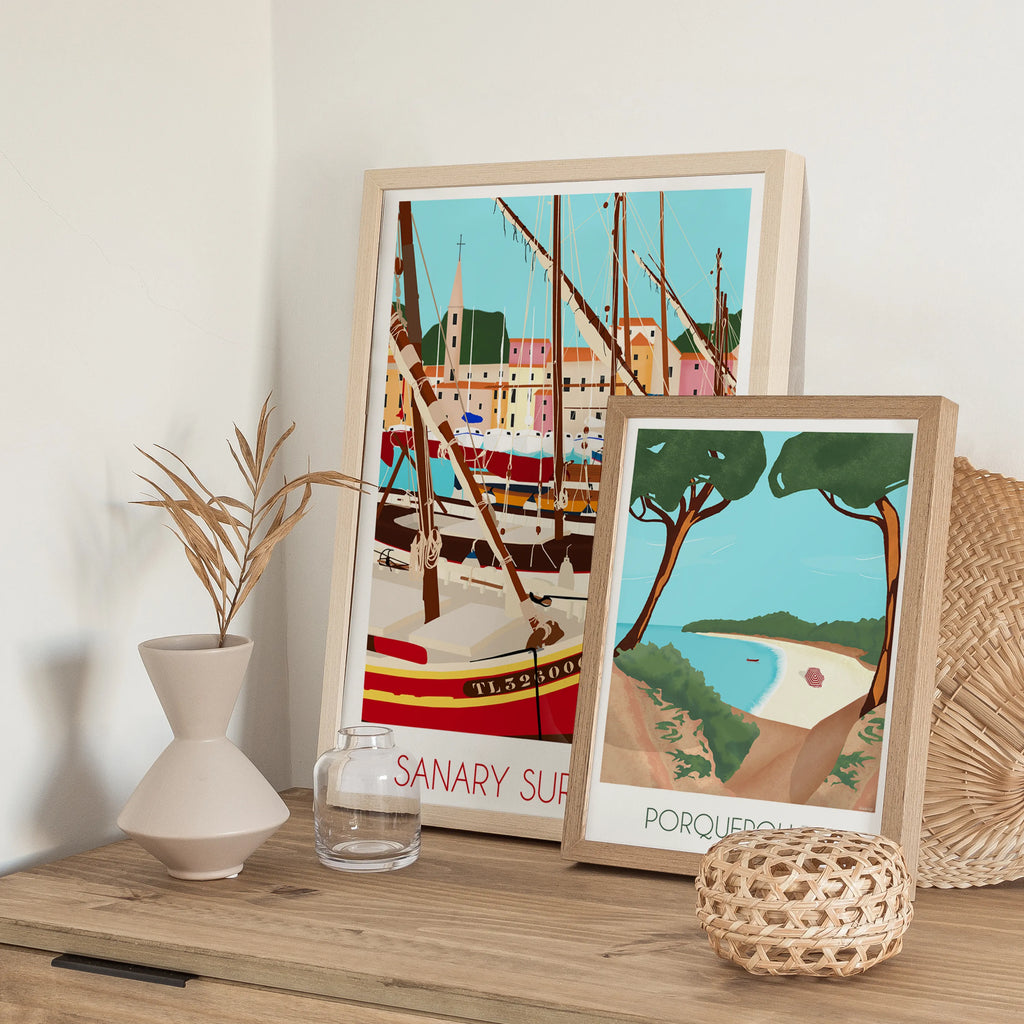 Porquerolles – Illustration digitale