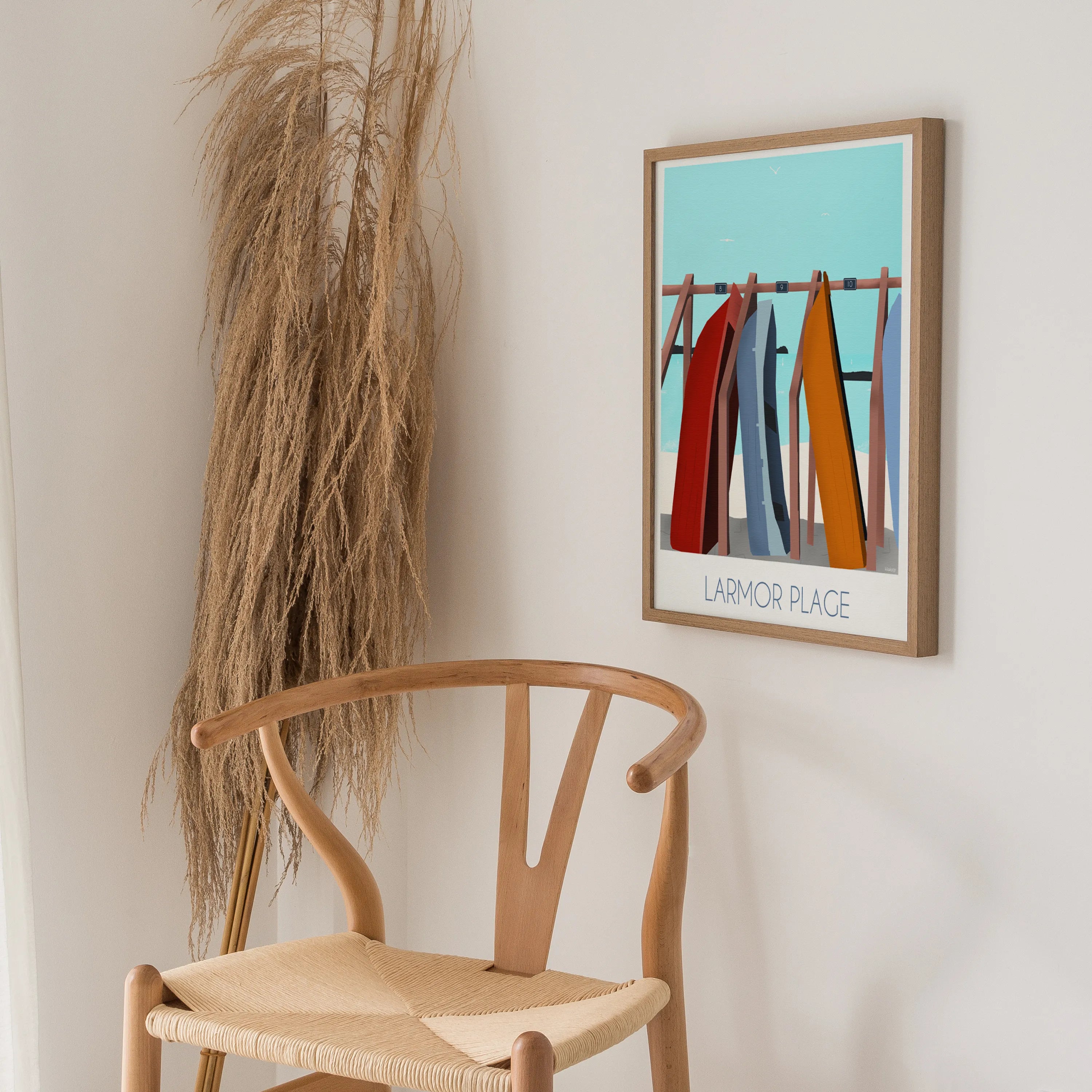 Larmor plage – Illustration digitale