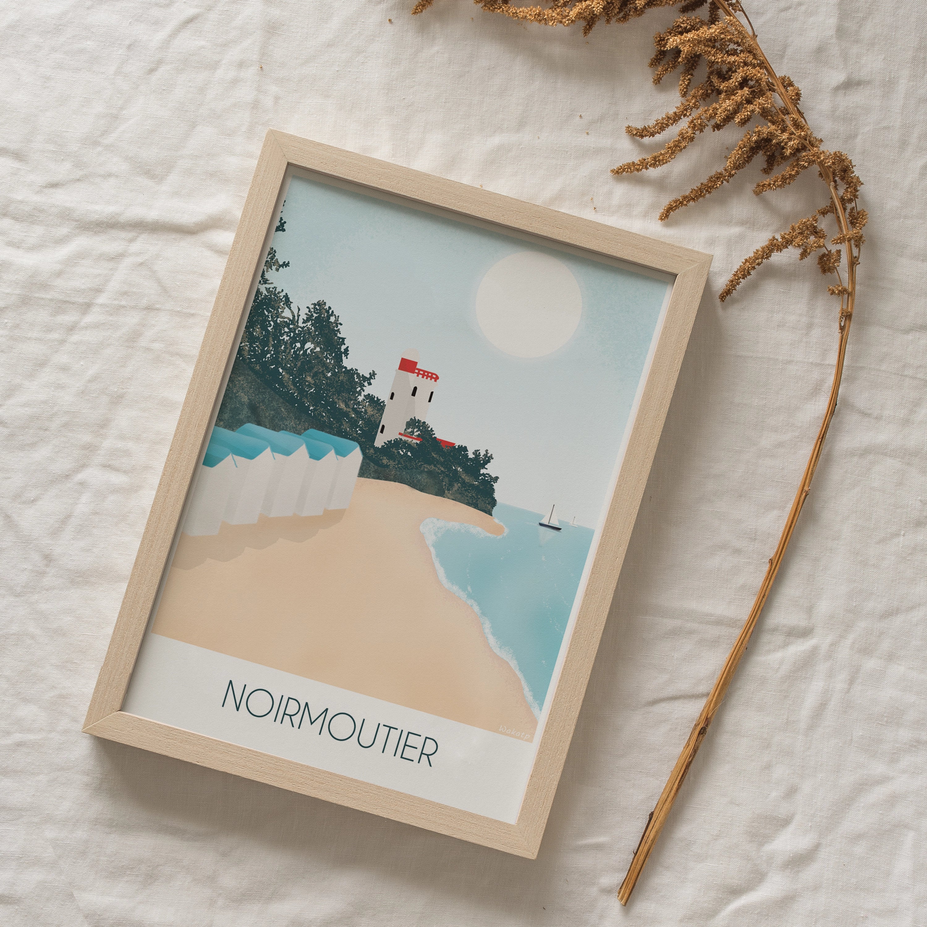 Noirmoutier – Illustration digitale