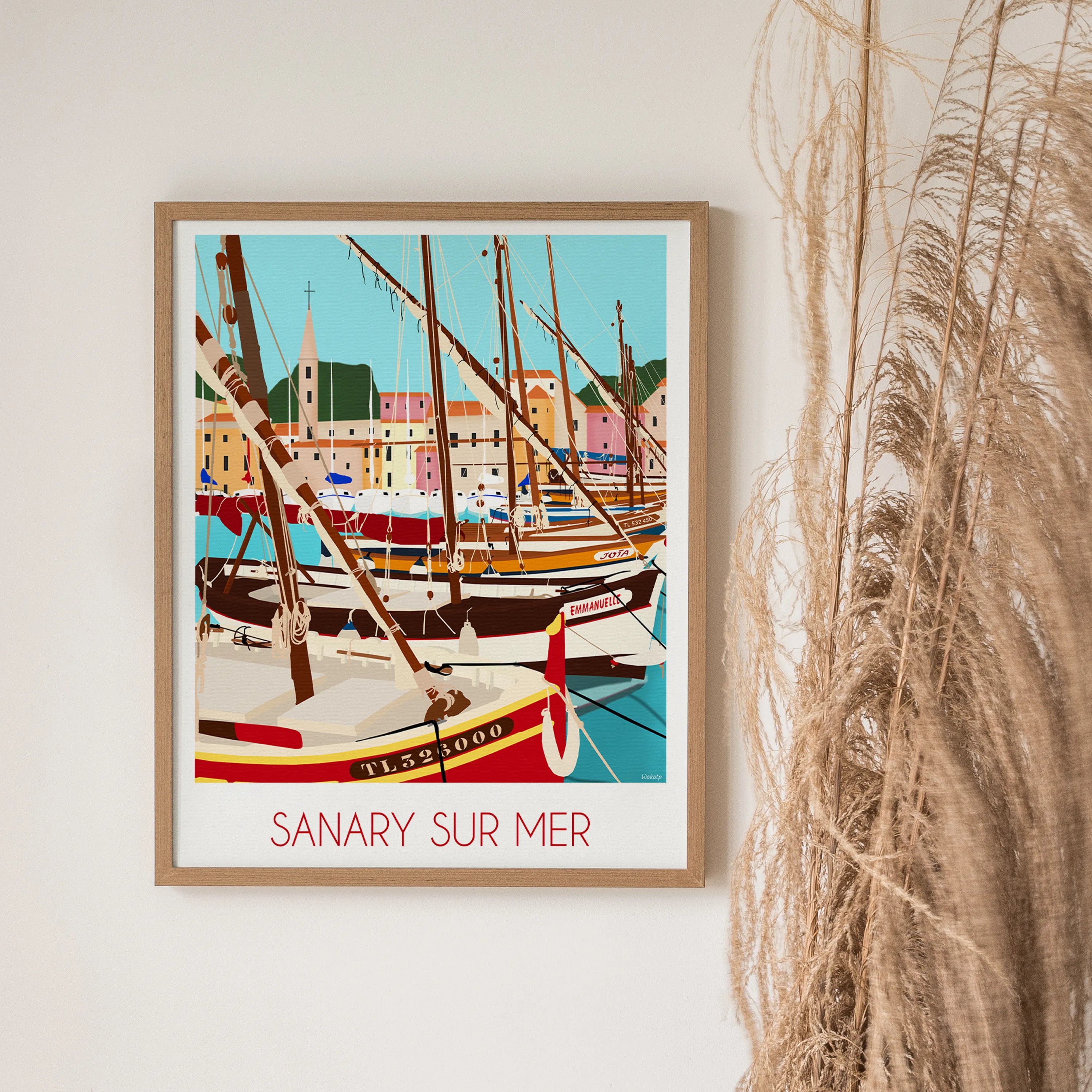 Sanary – Illustration digitale