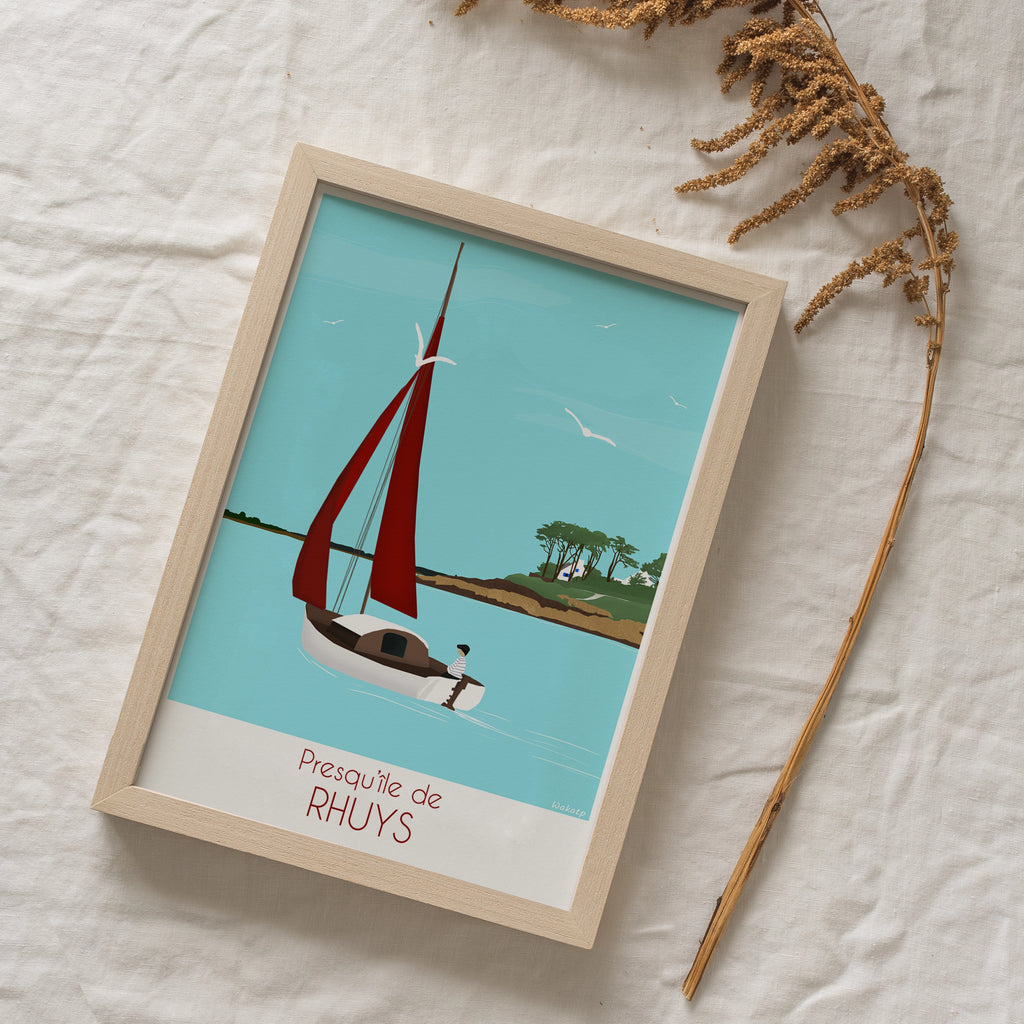 Presqu'Île de Rhuys – Illustration digitale