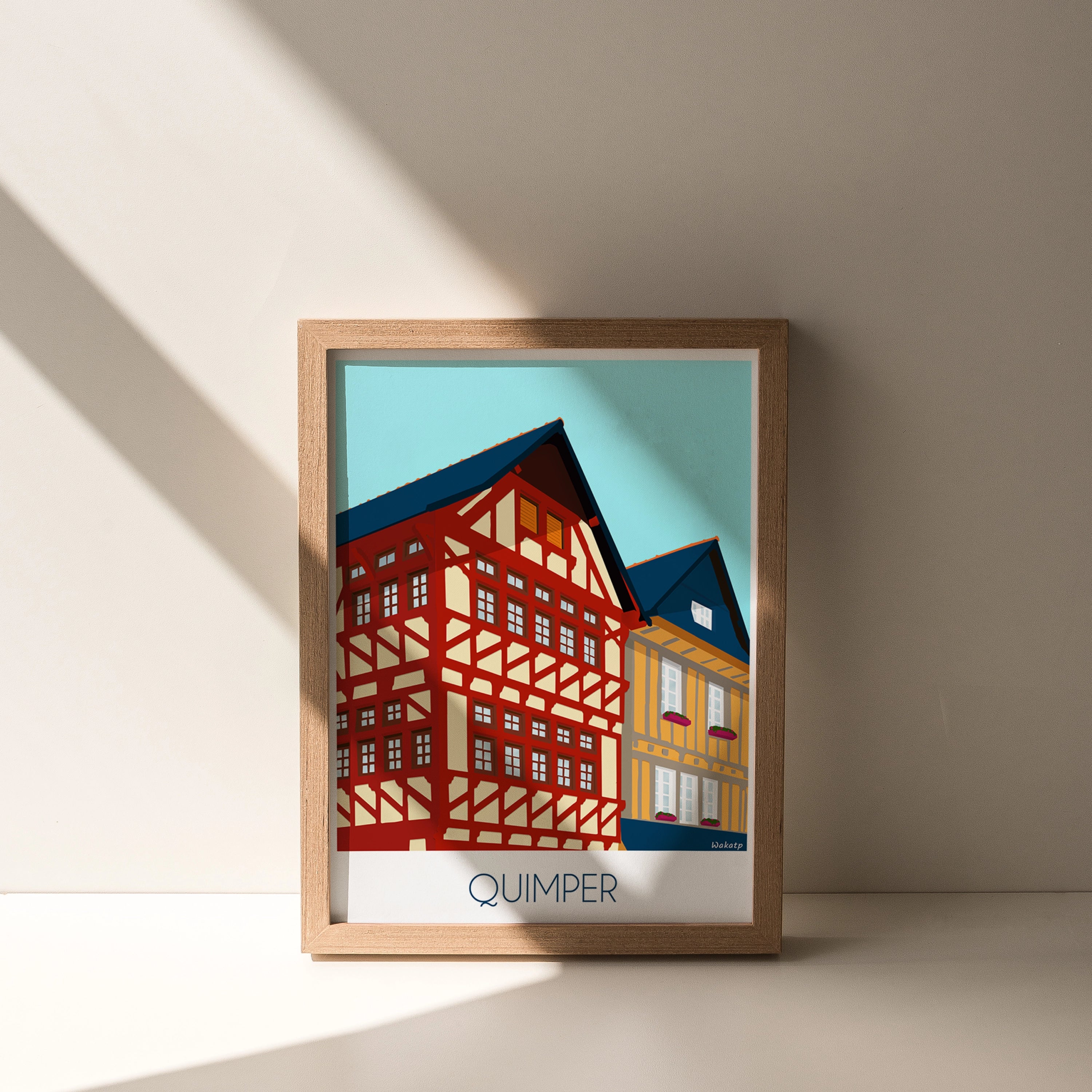 Quimper – Illustration digitale