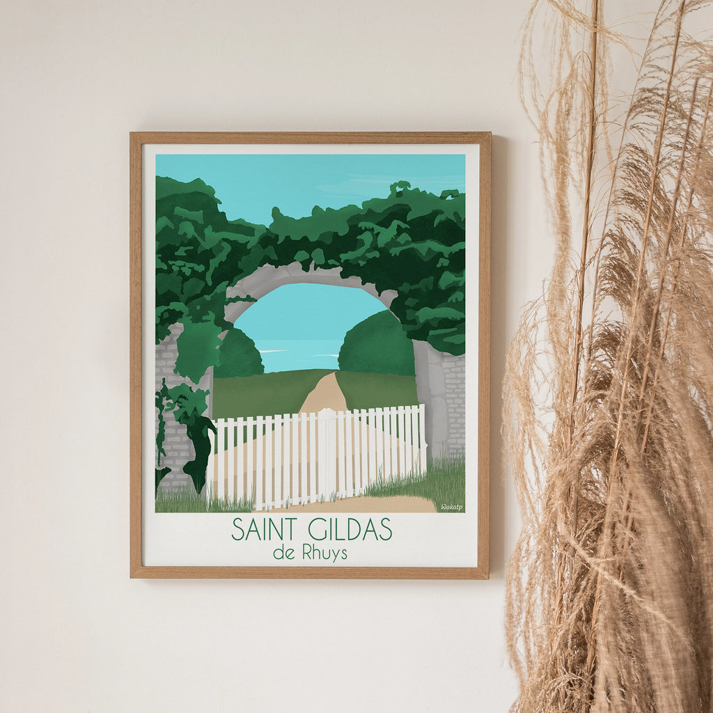 Saint Gildas de Rhuys – Illustration digitale