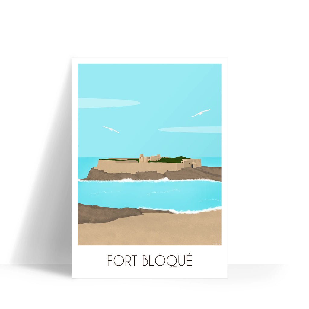 Fort Bloqué V1 – Illustration digitale