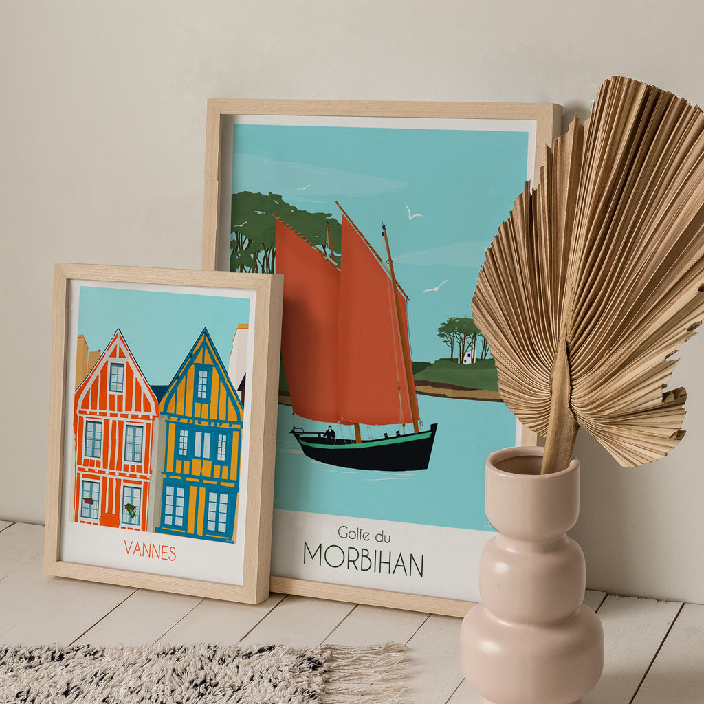 Golfe du Morbihan – Illustration digitale