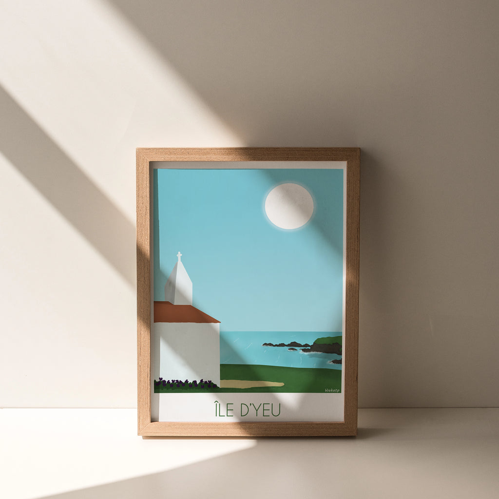 Île d'Yeu– Illustration digitale