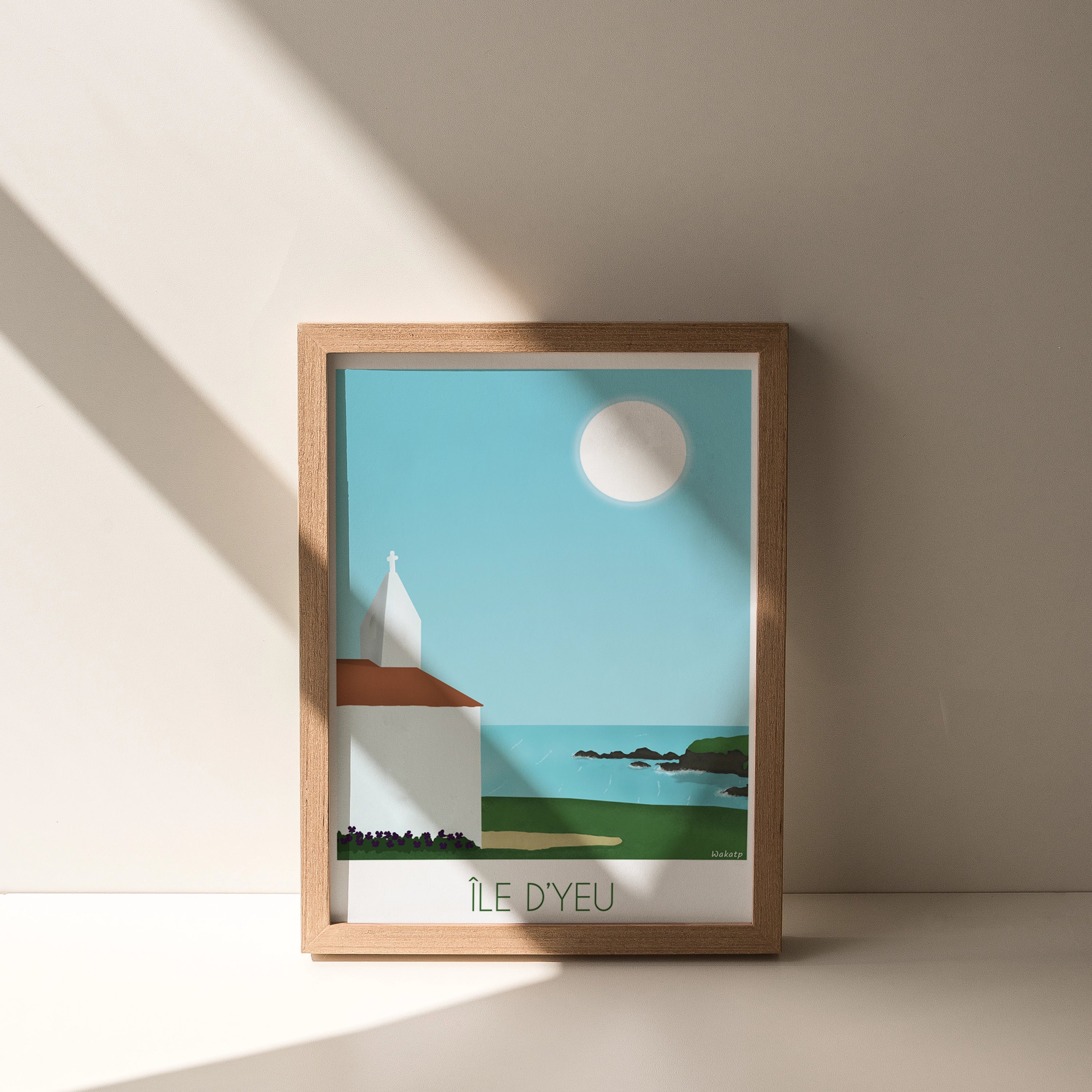 Île d'Yeu– Illustration digitale