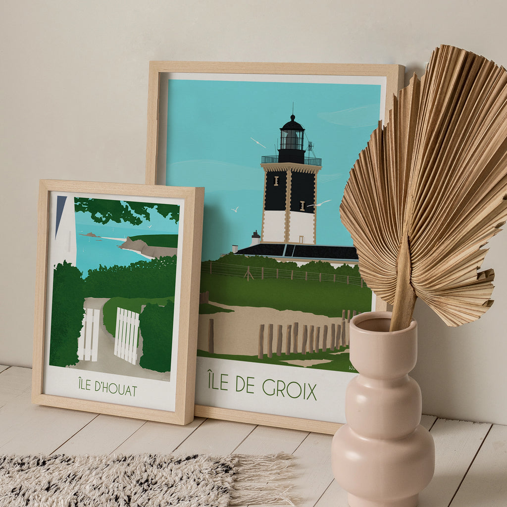 Île de Groix – Illustration digitale
