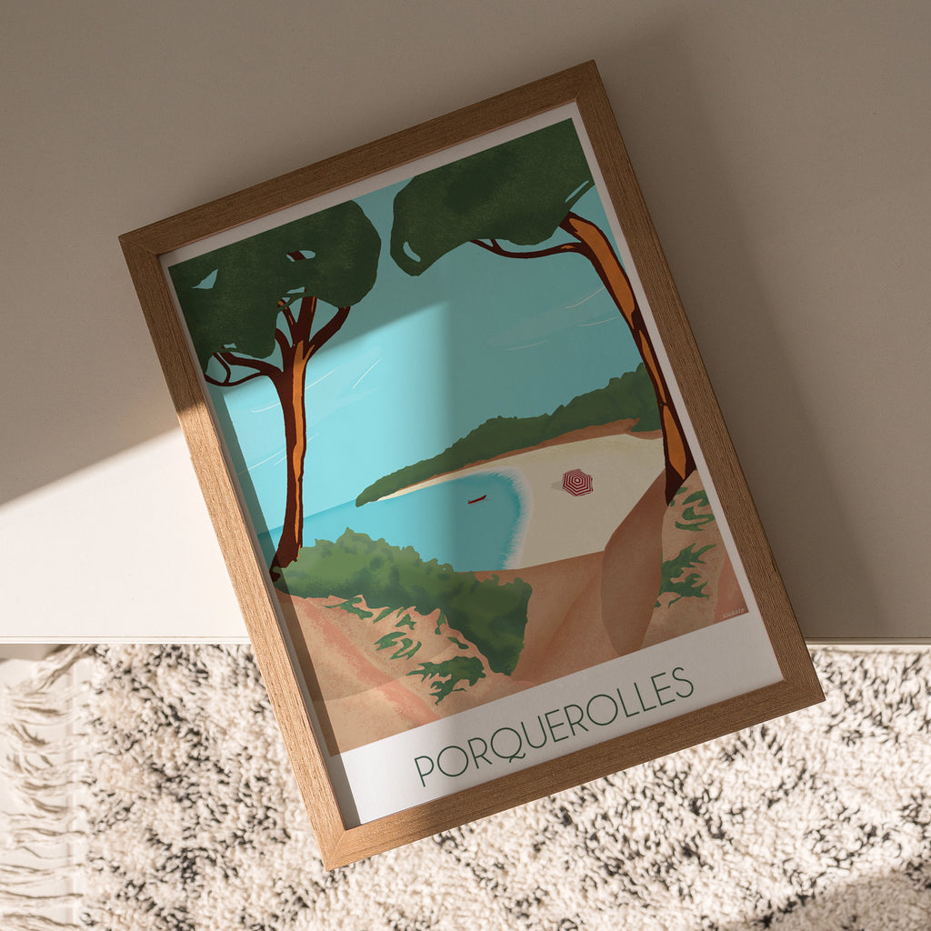 Porquerolles – Illustration digitale