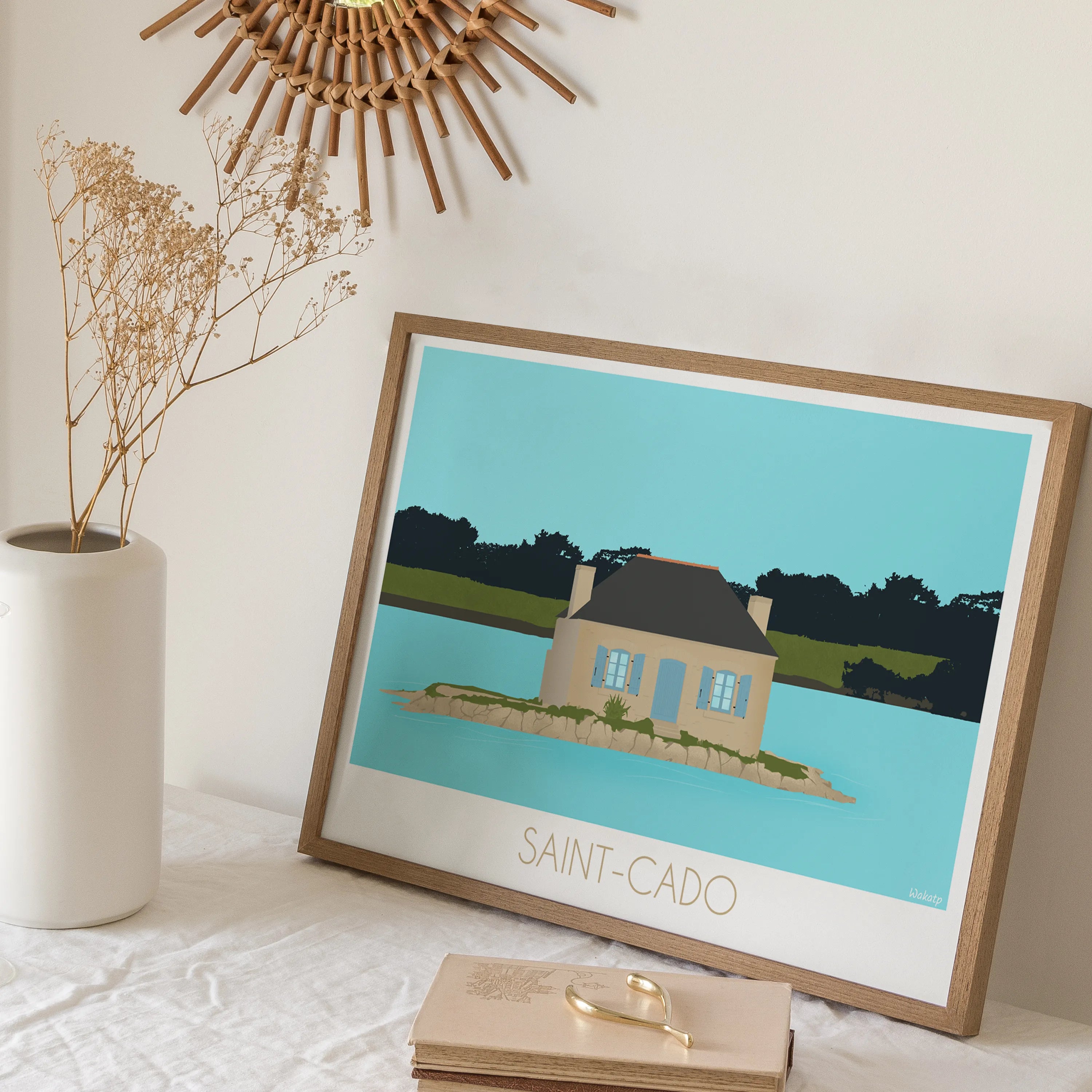 Saint Cado – Illustration digitale