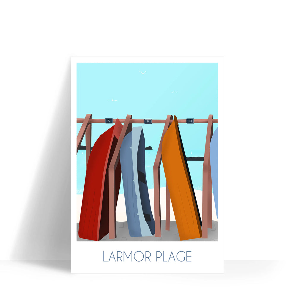 Larmor plage – Illustration digitale