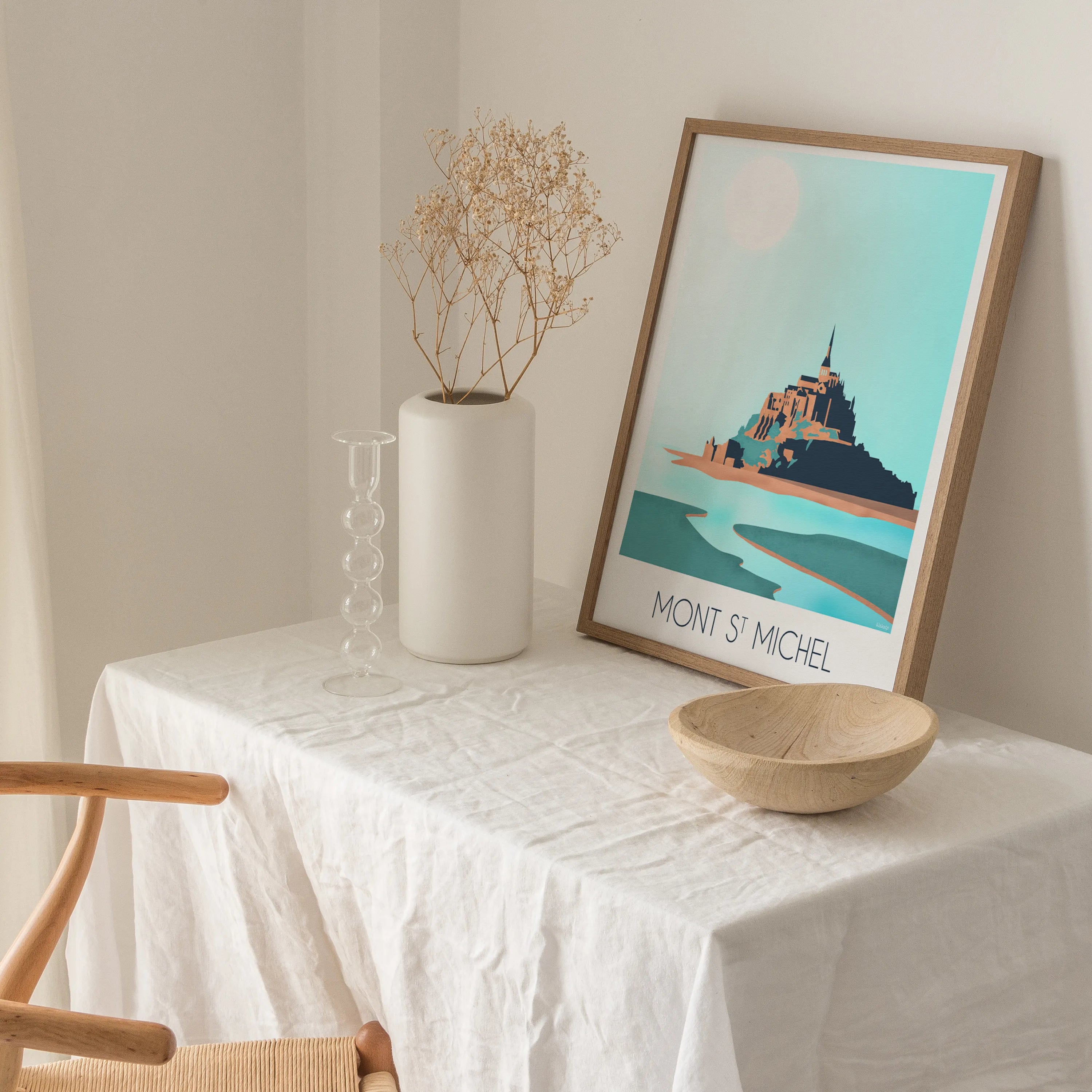 Mont-Saint-Michel – Illustration digitale