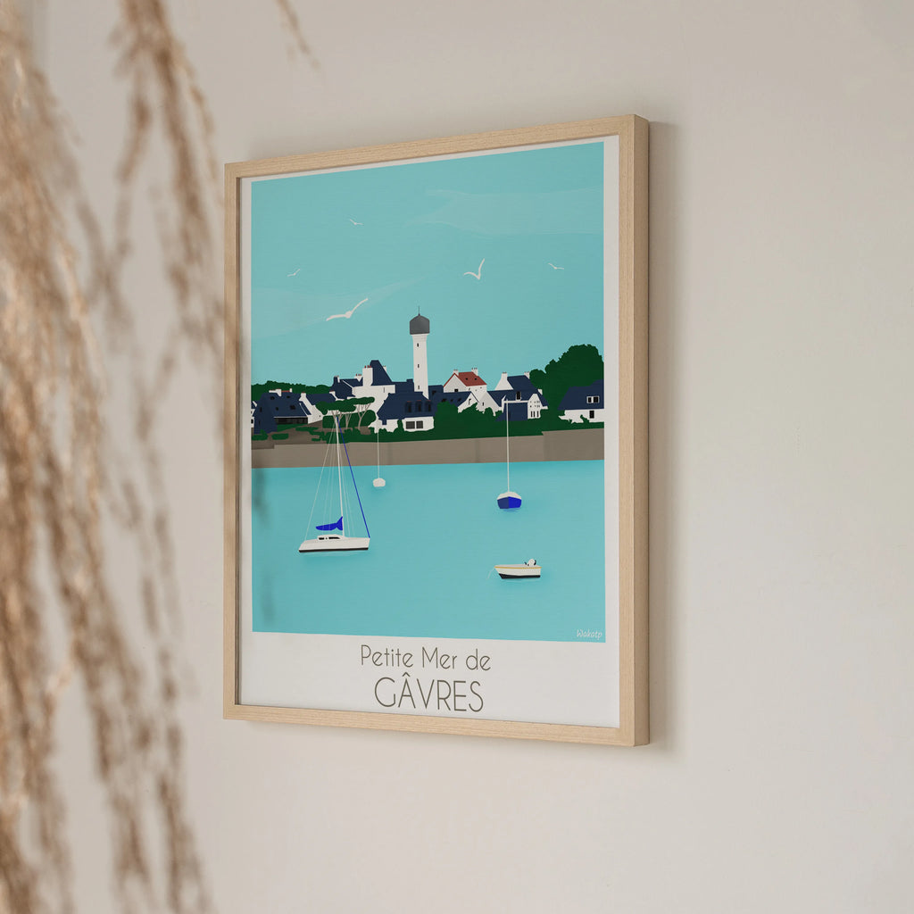 Petite Mer de Gâvres – Illustration digitale