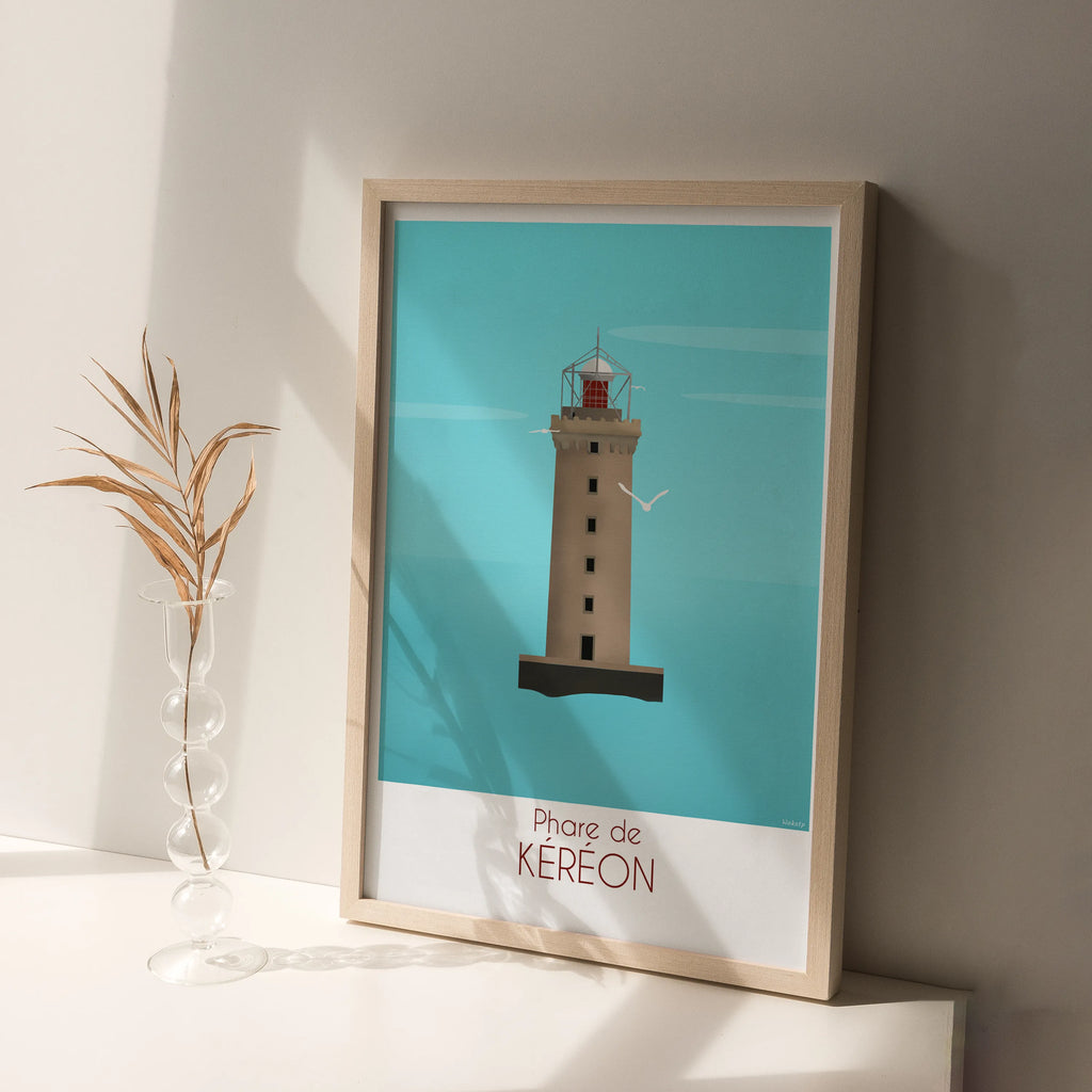 Phare de Kéréon – Illustration digitale