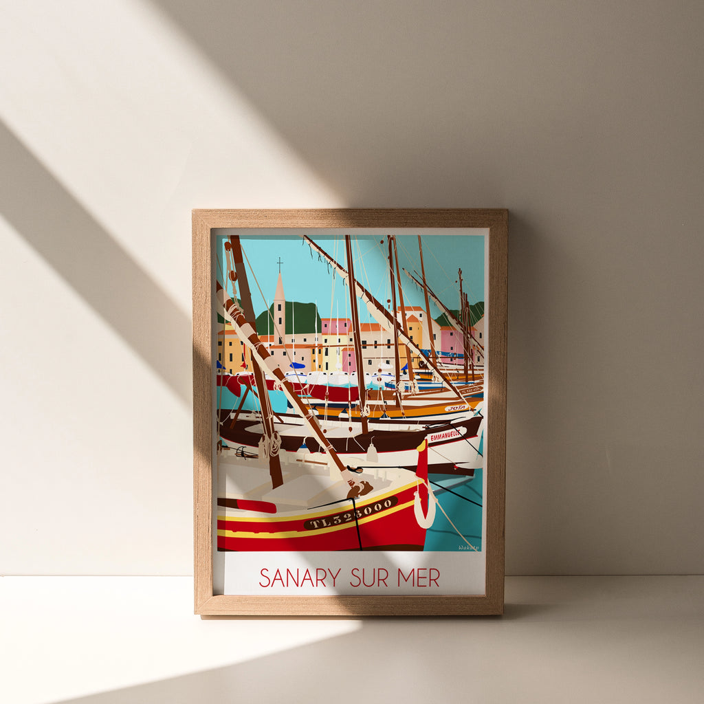 Sanary – Illustration digitale