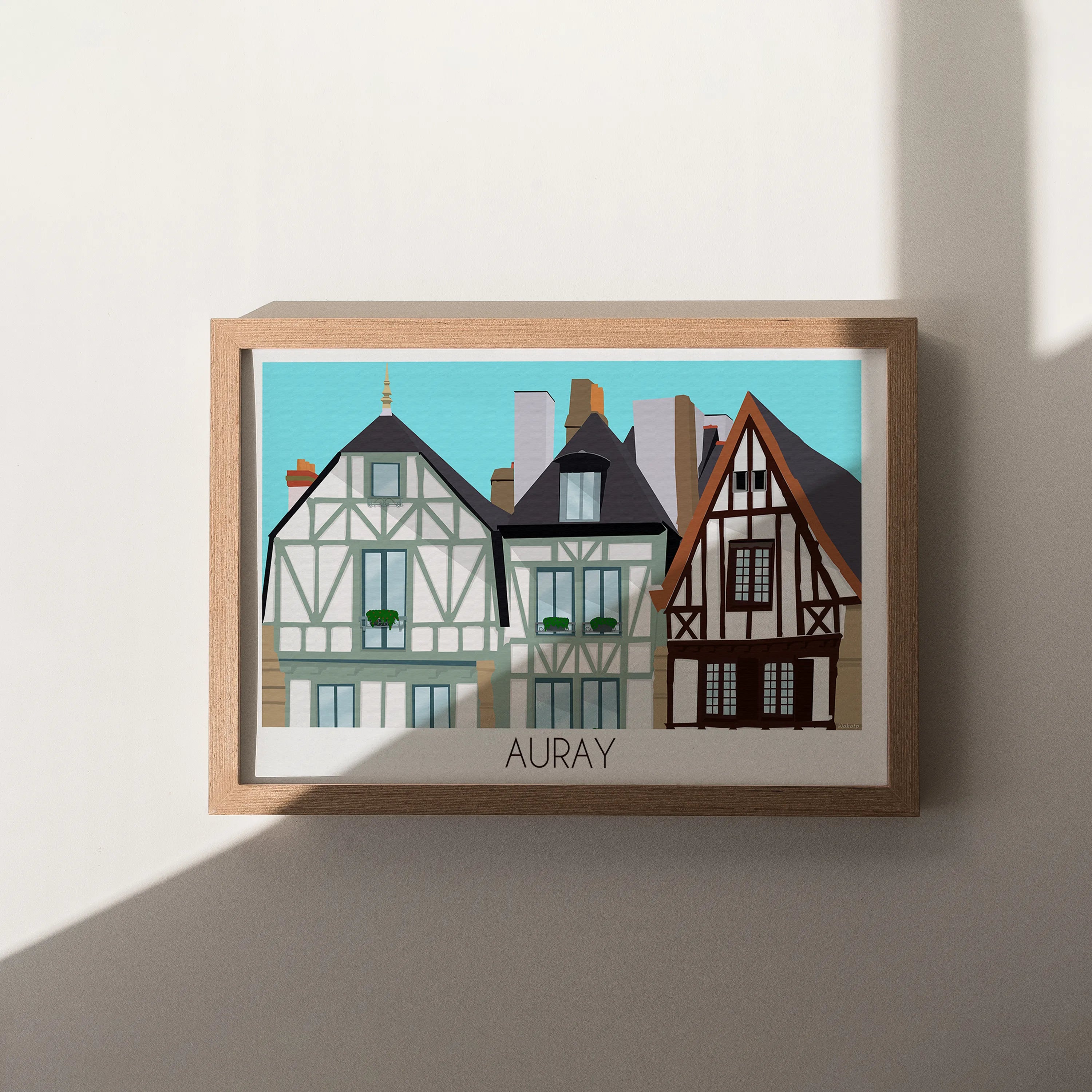 Auray – Illustration digitale