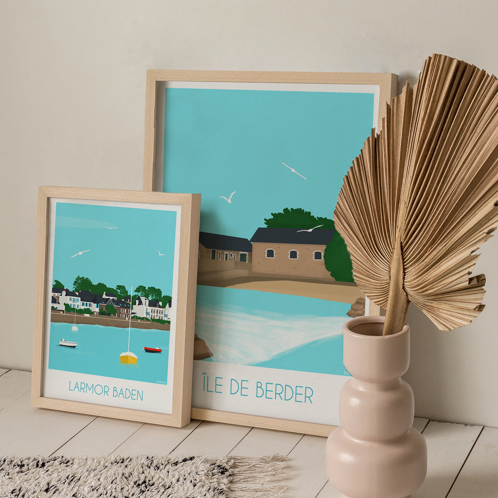 Île de Berder – Illustration digitale