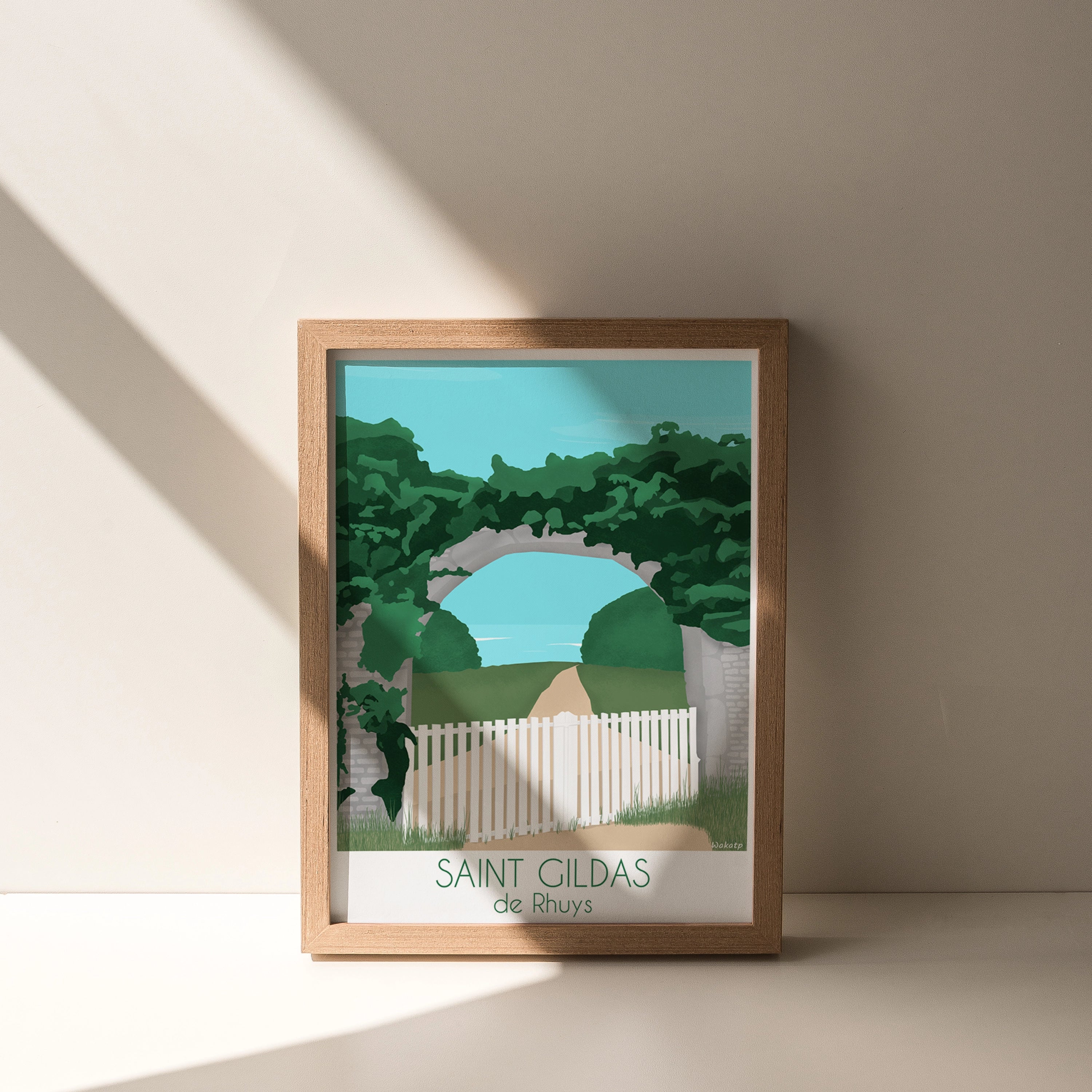 Saint Gildas de Rhuys – Illustration digitale